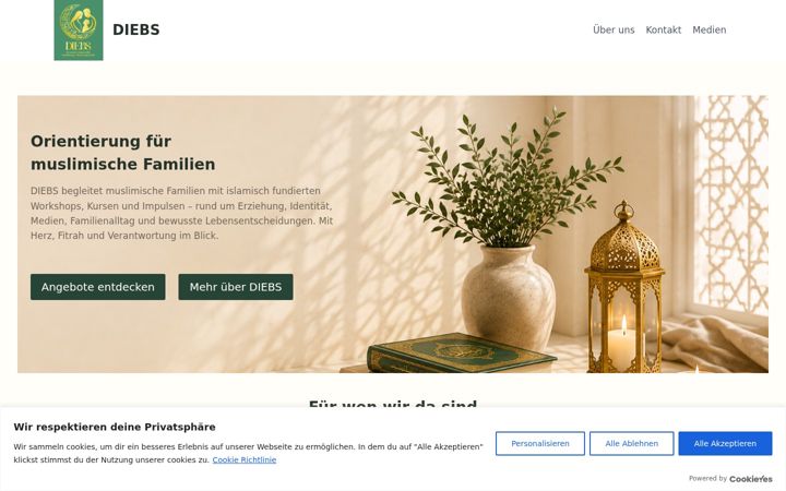 Screenshot of diebs.org