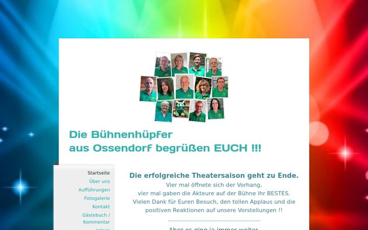 Ekrano kopija diebuehnenhuepfer.de