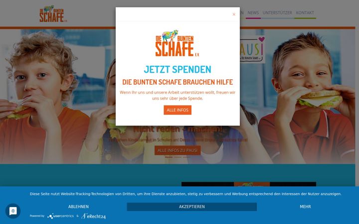 Screenshot of diebuntenschafe.de