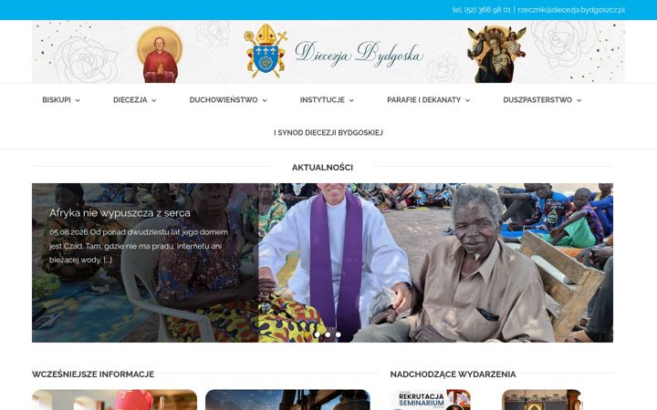 Snímek obrazovky diecezja.bydgoszcz.pl