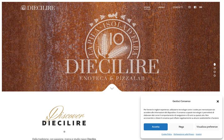 Screenshot von diecilire.it