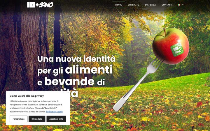 Screenshot von diecipiusano.it