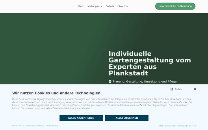 Screenshot of dieckermann-garten.de