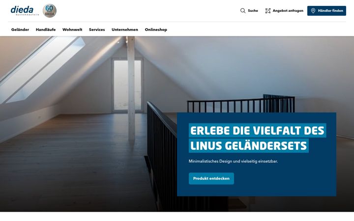 Screenshot di dieda.de