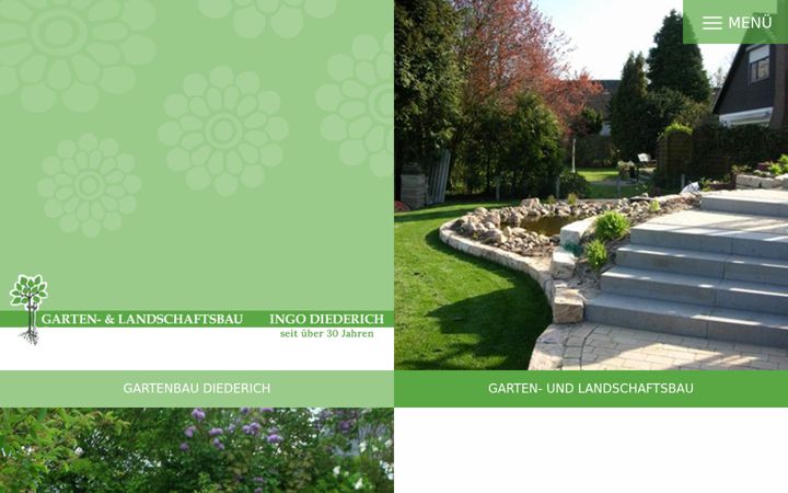 Screenshot of diederich-gartenbau.de