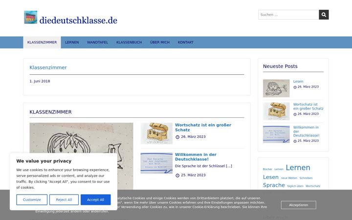 Screenshot of diedeutschklasse.de