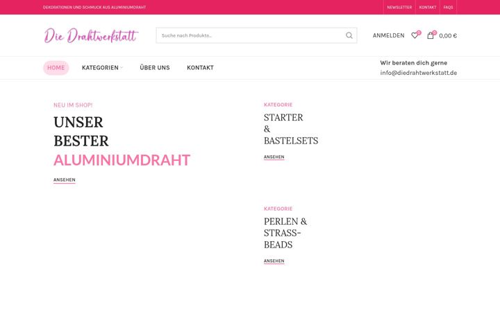 Screenshot of diedrahtwerkstatt.de