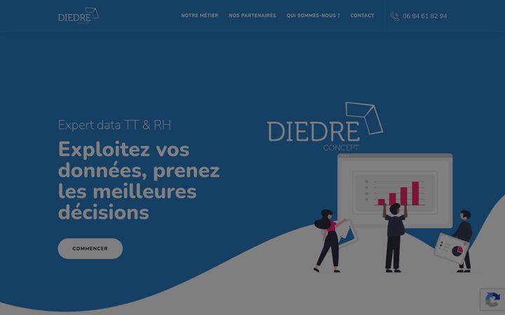 Screenshot of diedre-concept.com