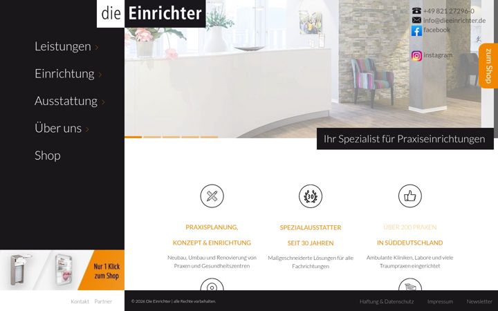Screenshot of dieeinrichter.de