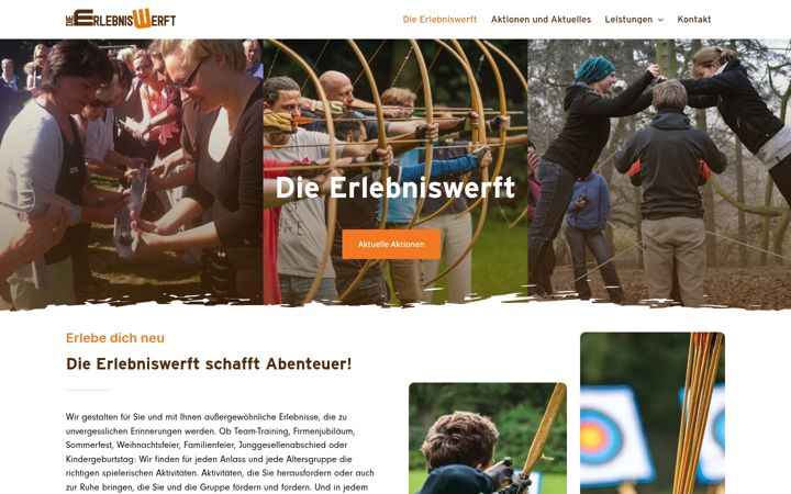 Screenshot of dieerlebniswerft.de