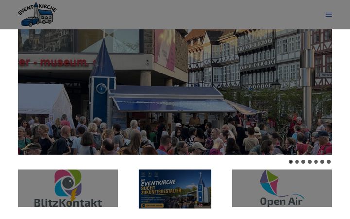 Screenshot von dieeventkirche.de