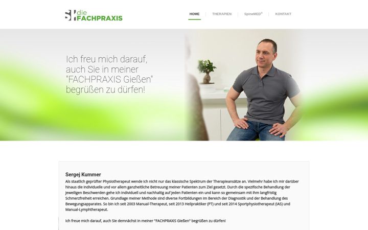 Screenshot of diefachpraxis-giessen.de