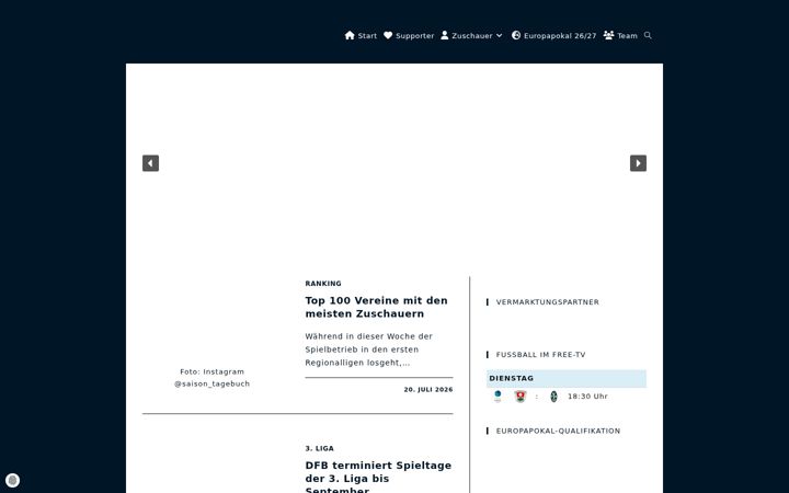 Screenshot of diefalsche9.de