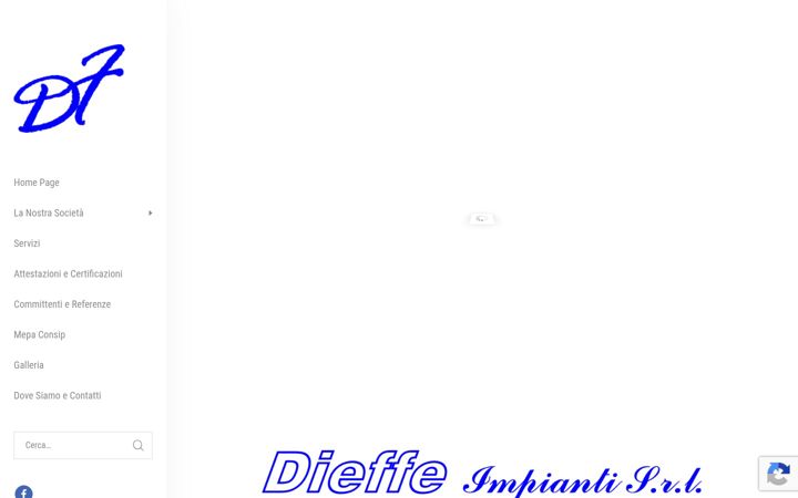 Screenshot of dieffeimpianti.com