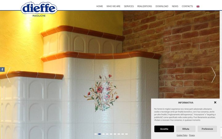 Screenshot of dieffestufe.com
