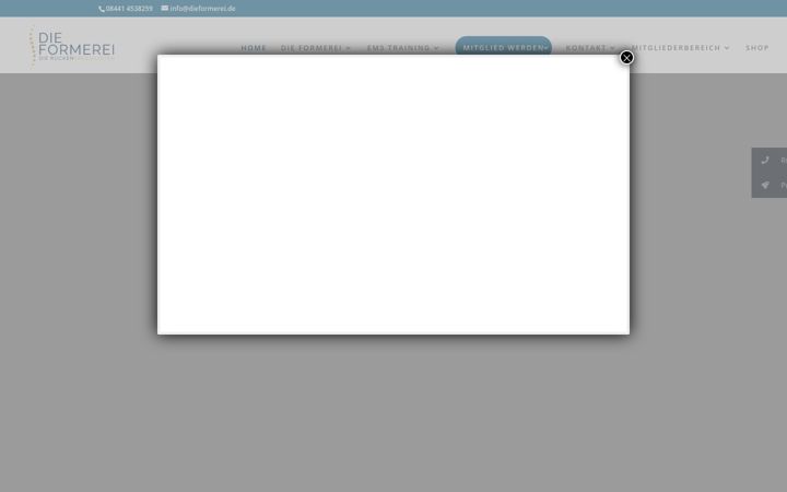 Screenshot von dieformerei.de