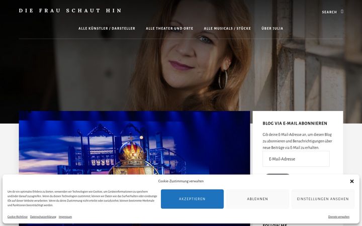 Screenshot of diefrauschauthin.de