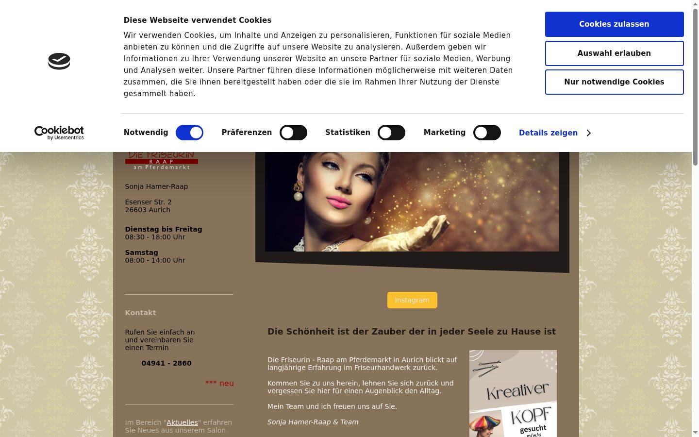 Screenshot tal-banner tal-kunsens muri qabel kwalunkwe interazzjoni