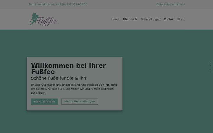 Screenshot of diefussfee.com