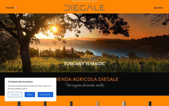 Screenshot von diegale.it
