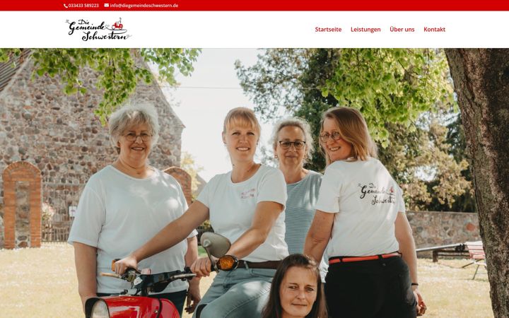 Ekrano kopija diegemeindeschwestern.de