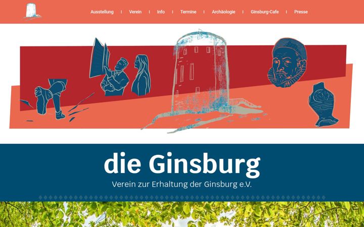 Screenshot von dieginsburg.de