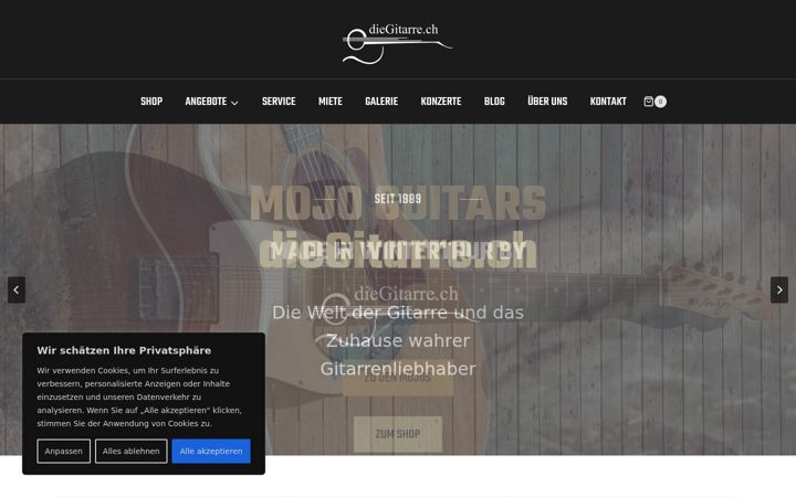 Screenshot of diegitarre.ch
