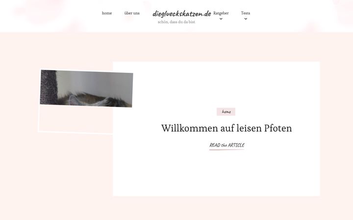 Screenshot of dieglueckskatzen.de