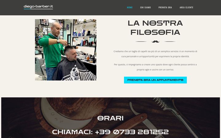 Screenshot von diego-barber.it