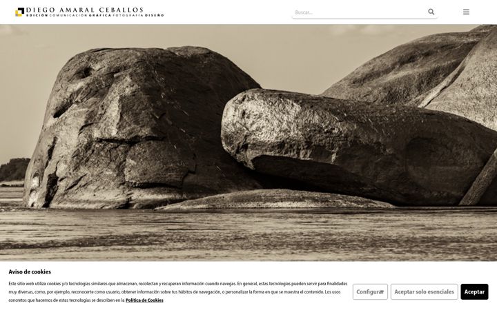Screenshot of diegoamaralceballos.photography