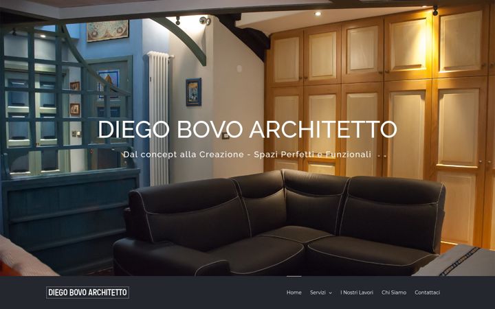 Screenshot of diegobovo.com