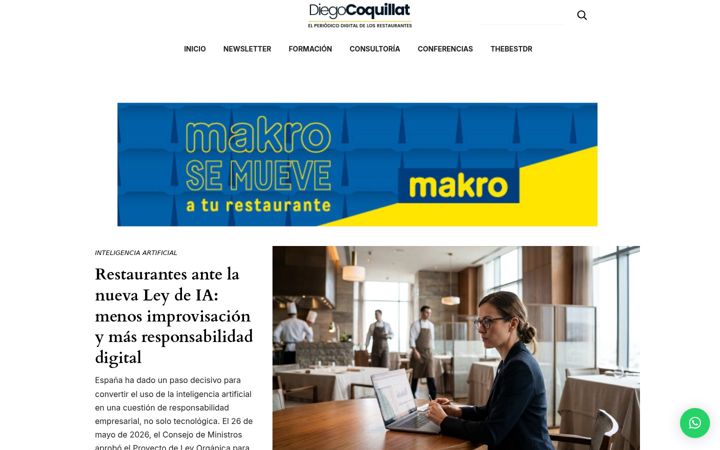 Screenshot of diegocoquillat.com