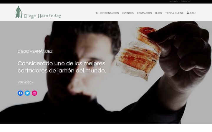 Ekraanipilt saidist diegohernandez.es