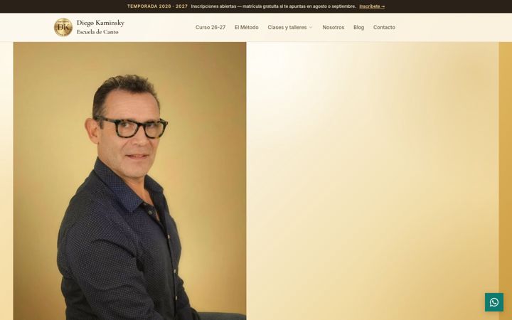 Ekraanipilt saidist diegokaminsky.es