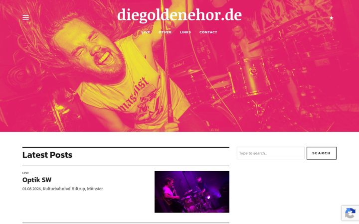 Screenshot of diegoldenehor.de