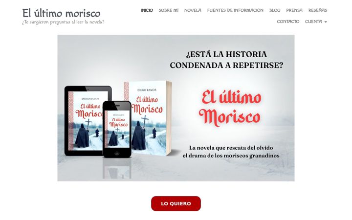 Екранна снимка на diegoramos.net