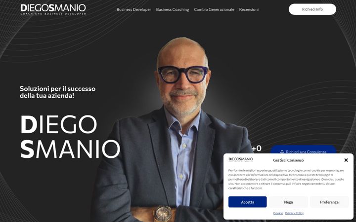 Screenshot of diegosmanio.it