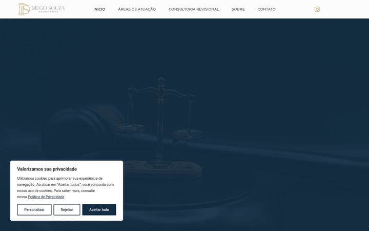 Ekrānuzņēmums no diegosouzaadvogados.com.br