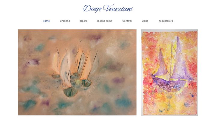Screenshot of diegoveneziani.it