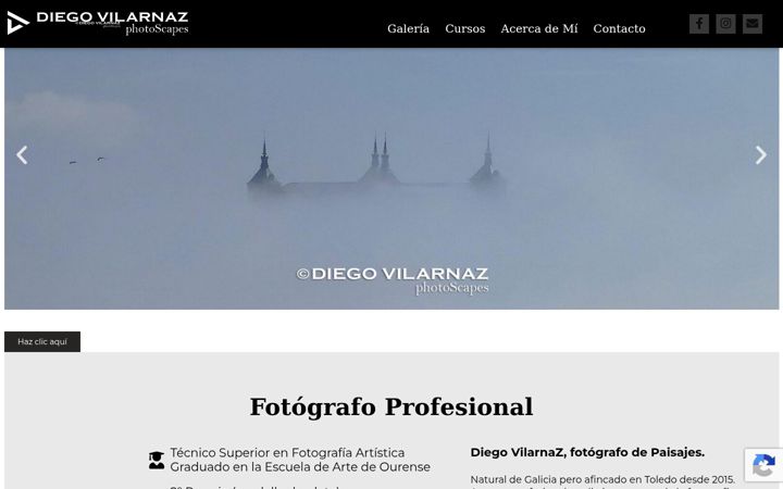 Screenshot of diegovilarnaz.com
