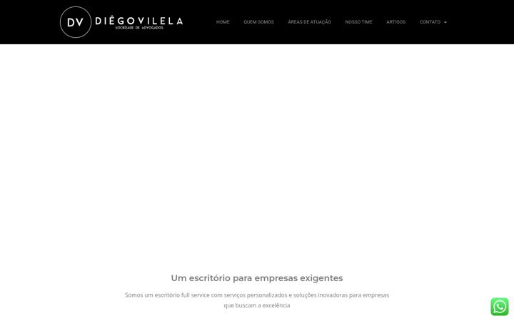 Ekrānuzņēmums no diegovilela.adv.br