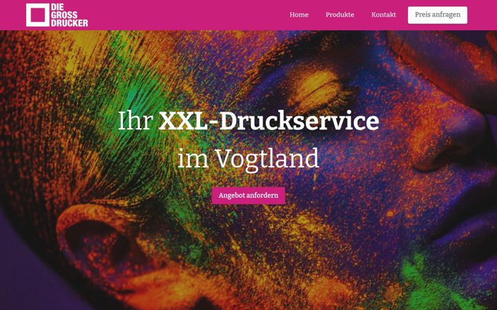 Screenshot von diegrossdrucker.de