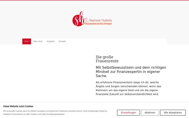 Screenshot of diegrossefrauenrente.de
