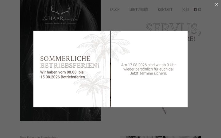 Screenshot von diehaarmeister.de