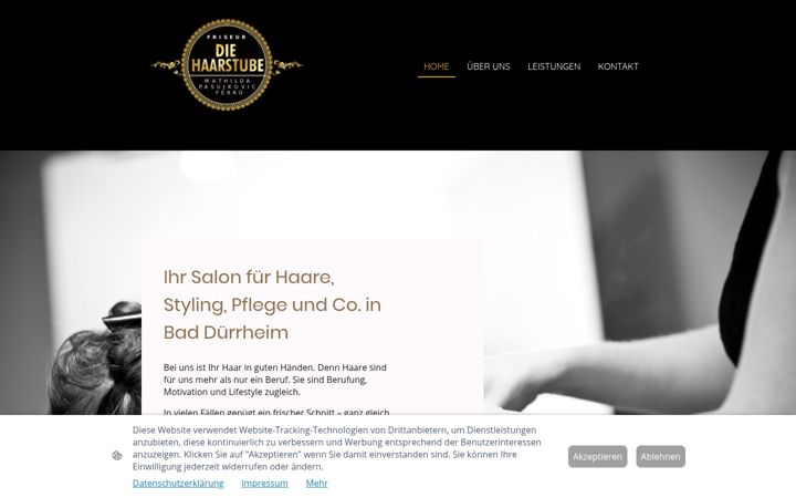 Screenshot of diehaarstube.de