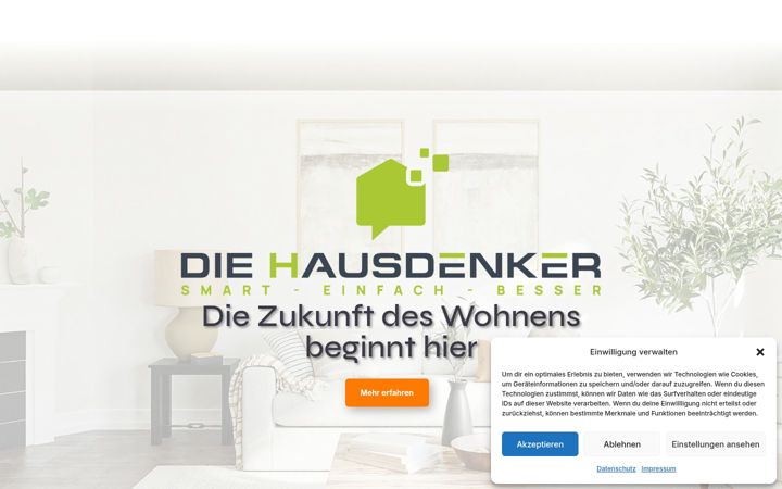 Screenshot of diehausdenker.de