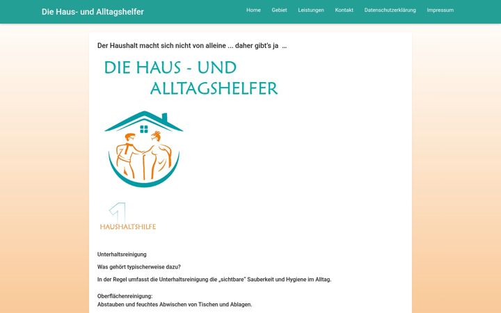 Screenshot of diehausundalltagshelfer.de