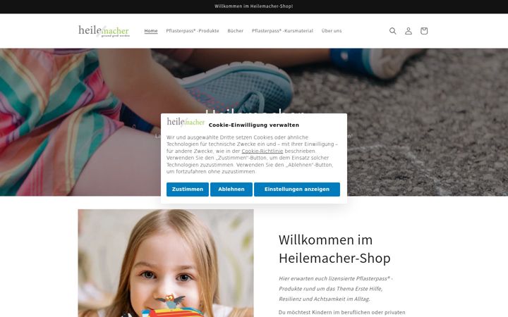Screenshot of dieheilemacher.de