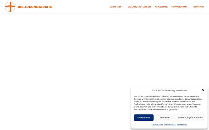 Screenshot von diejugendkirche.de