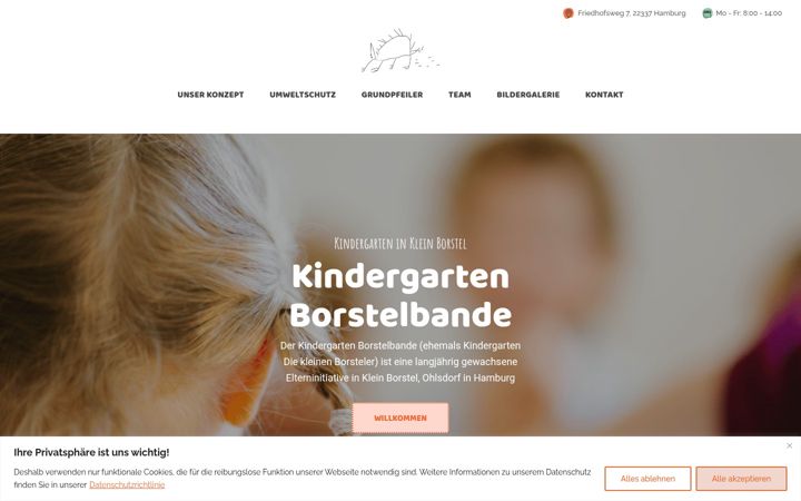 Screenshot of diekleinenborsteler.de